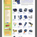 Web site product category page