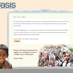 Web Site: Landing Page-Donation Page